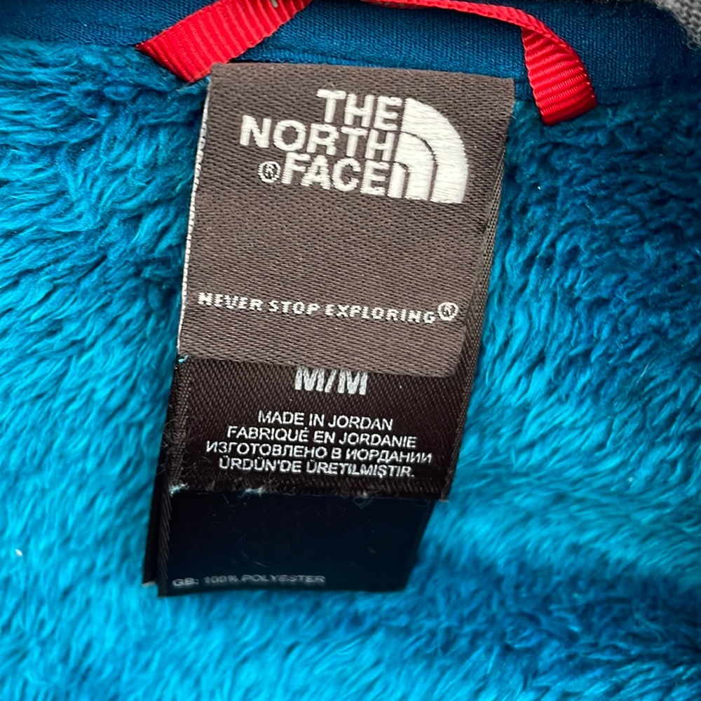 Women’s M half zip Northface fleece kangaroo pocket